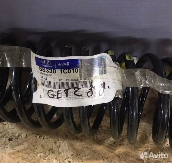 Пружины подвески задние Hyundai Getz хэтчбек G4EE