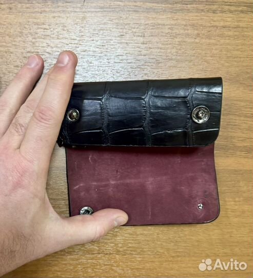 Ключница из кожи крокодила
