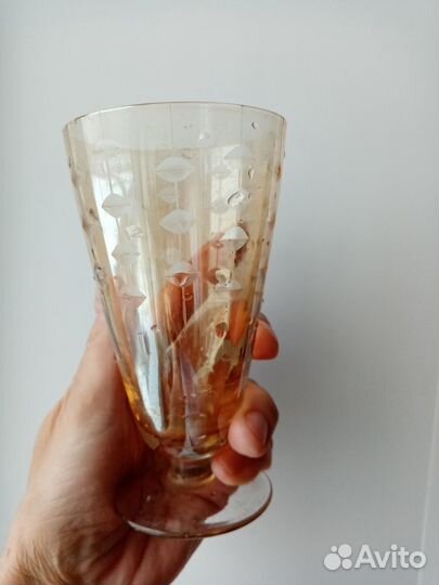 Фужеры бокалы винтаж стекло