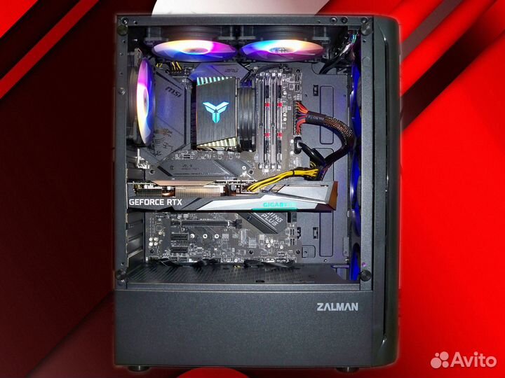 Мощн Игр пк/ i7-10700F/ 16gb/ RTX 3060 12gb/ SSD