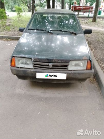ВАЗ 2109 1.5 МТ, 2002, битый, 92 500 км