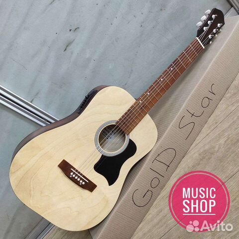 Электроакустическая гитара новая с широким грифом