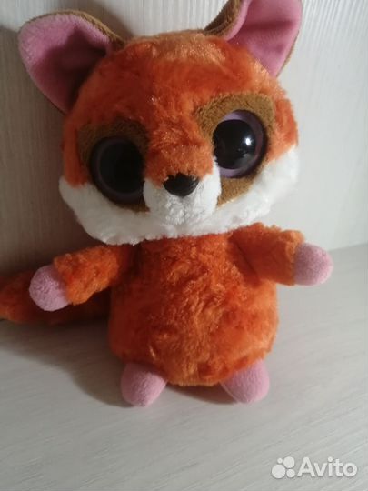 Мягкая игрушка лисичка Раби красная