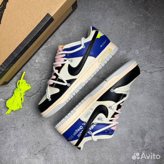 Кроссовки Nike Dunk Low x Off White Размеры 41-45