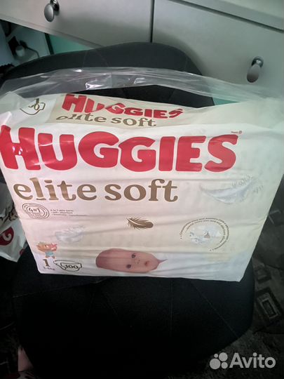 Подгузники huggies elite soft 1 100шт