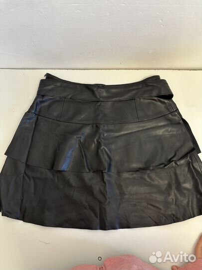 Кожаная юбка
