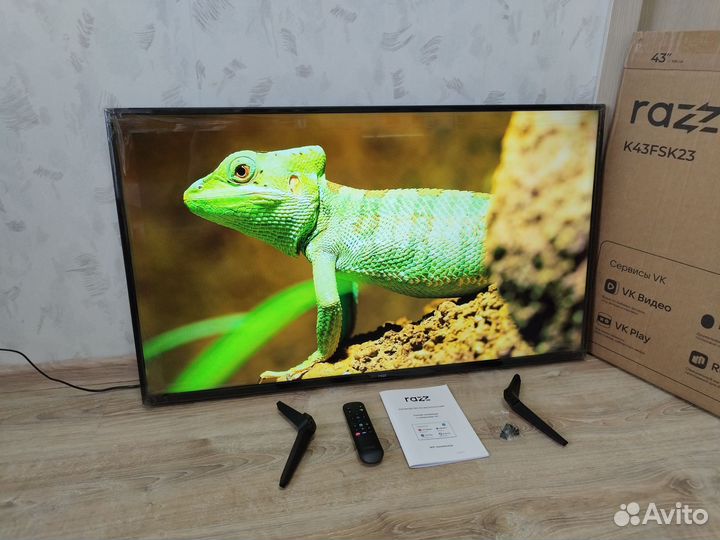 Телевизор новый SMART TV razz 43