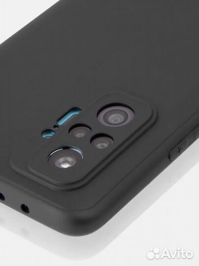 Чехол для Xiaomi Redmi Note 10 Pro черный