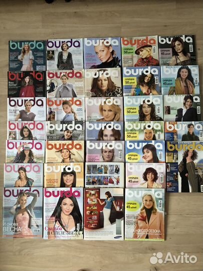 Журналы бурда burda шить легко и быстро, miss b