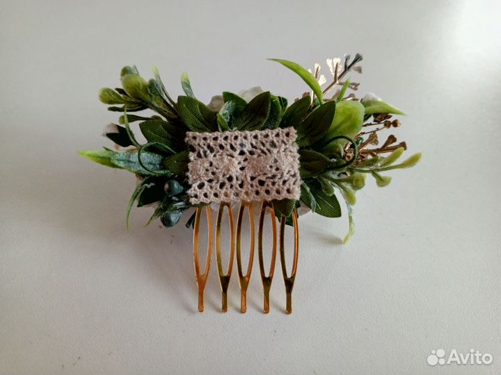 Свадебная заколка для волос
