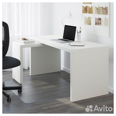 Компьютерный стол IKEA белый
