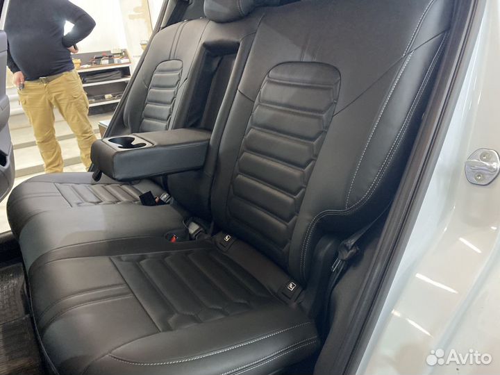 Премиум чехлы Sportage / Tucson (под перетяжку)