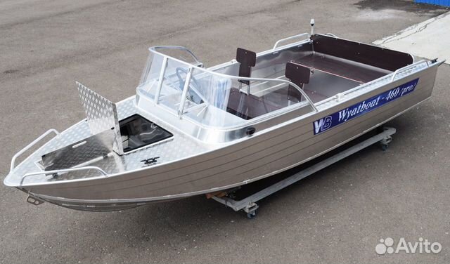 Новая моторная лодка Wyatboat 460 Pro алюминиевая