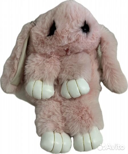 Мягкий зайка- сумочка