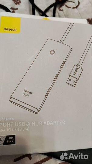 Usb hub baseus 4in1 2метра