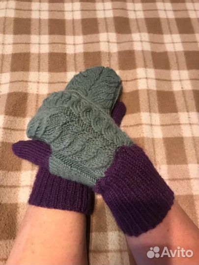 Варежки женские зимние