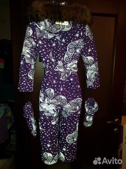 Зимний комбинезон для девочки
