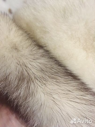 Шапка норковая женская светлая