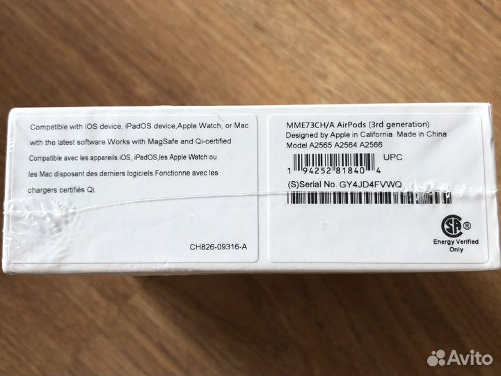 Наушники Apple AirPods 3