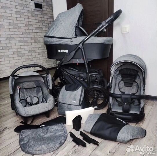 Коляска 3 в 1 verdi sonic plus