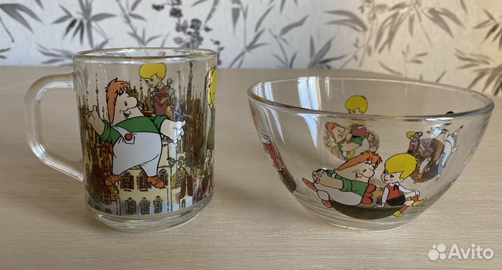 Чашка и салатник для ребенка