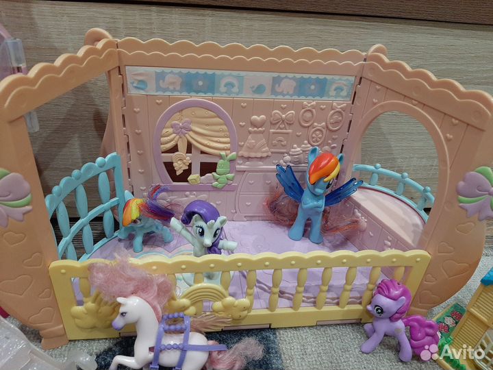 Большой набор my little pony,игрушки для девочек