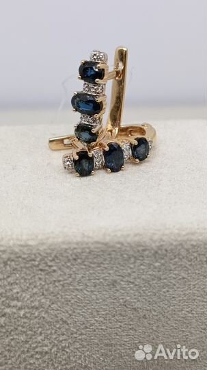 Золотые серьги 585 проба Арт121