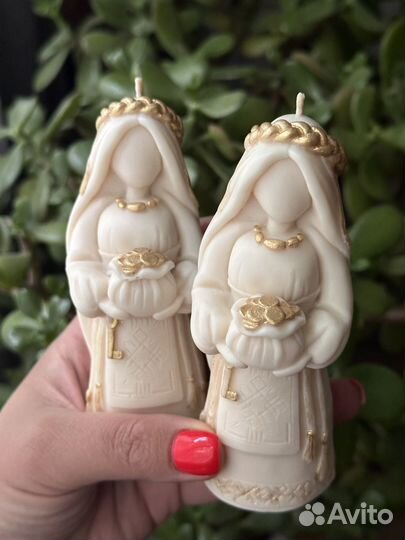 Свеча денежная берегиня