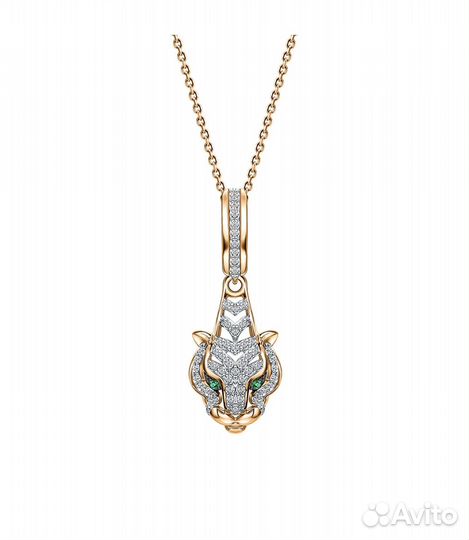 Подвеска розовое золото 585 проба