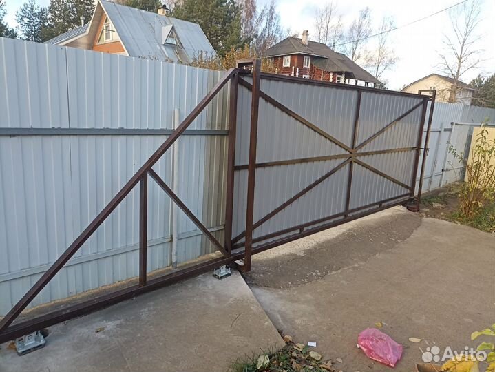 Откатные ворота m-5006