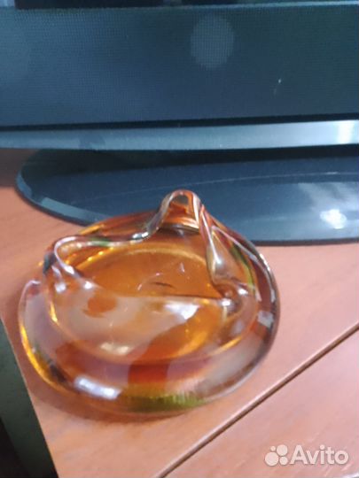 Хрустальная пепельница