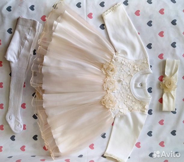 Платье для девочки р 68