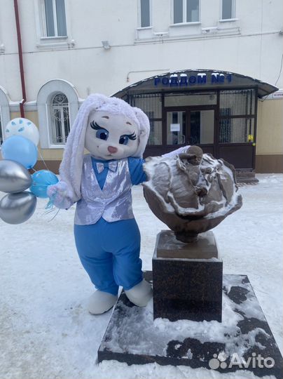 Костюм зайка белая в аренду