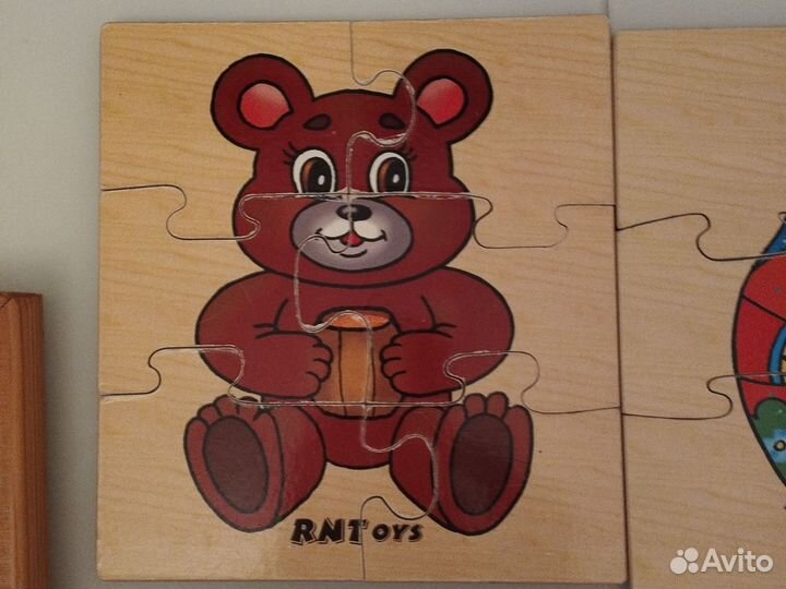Пазлы детские деревянные