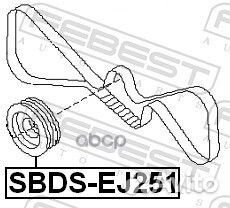 Шкив коленвала sbdsej251 Febest