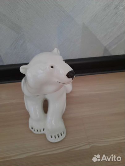 Фарфоровый медведь лфз большой