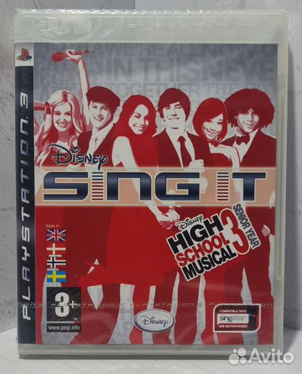 Диски на ps3 Игра Sing It: High School Musical 3 S