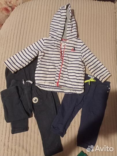 Пакет вещей на мальчика 74 80 размер