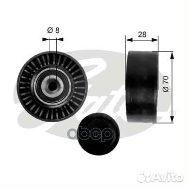 Ролик обводной приводного ремня T36248 Gates