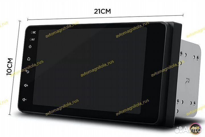 Магнитола Toyota universal с крутилками 1/16GB
