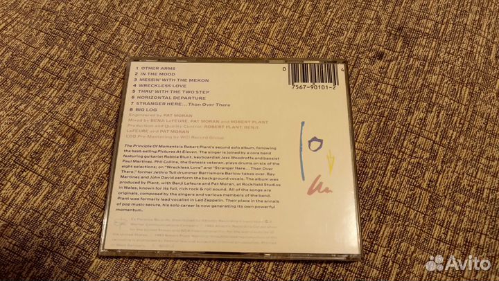 Cd диск фирменный Robert Plant 1983 West Germany