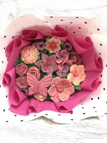 Шоколадный букет цветов, вкусный подарок