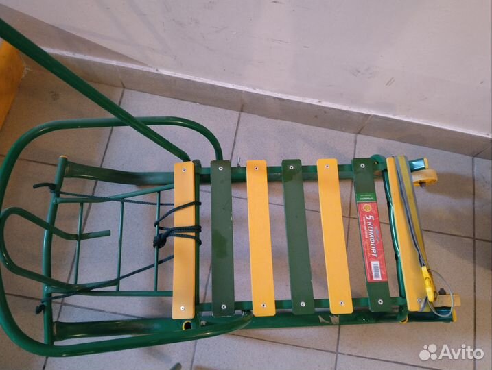 Санки с доп. колесами