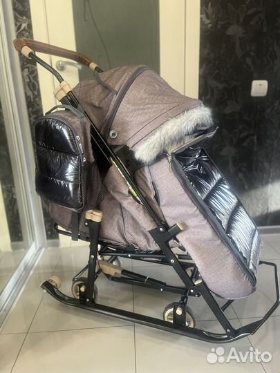 Коляска санки