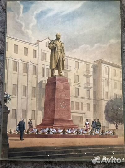 Проект памятника Ленину в г Иваново 70:80см