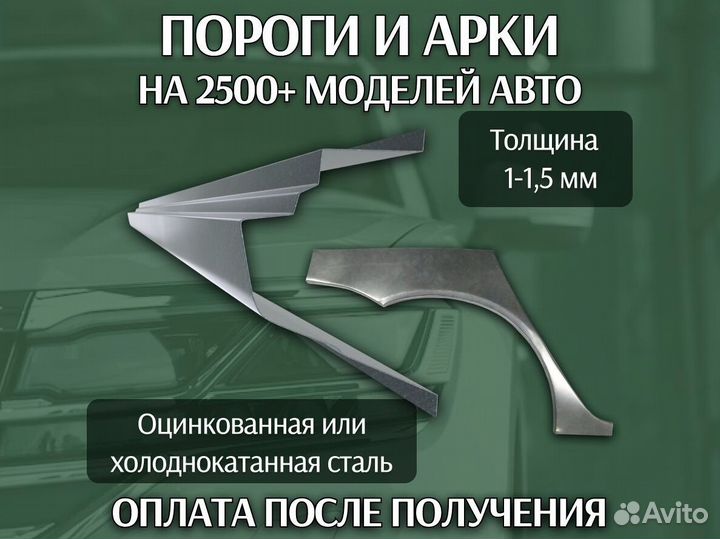 Задняя арка Toyota Corolla