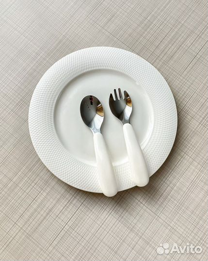 Набор столовых приборов (вилка и ложка) для детей