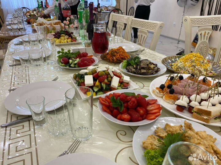 Повар на час, кейтеринг, фуршет