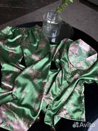 Атласные пижамки (42/44/46/48)