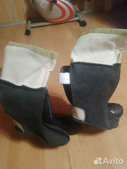Резиновые сапоги, с чулком